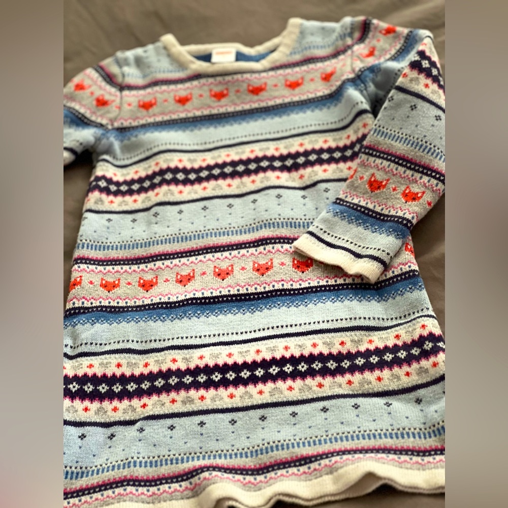 Gymboree Fox Sweater Dress